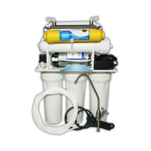 Sistem de osmoza inversa cu pompa booster, remineralizare si UV Light 50GPD+R+BC+UV