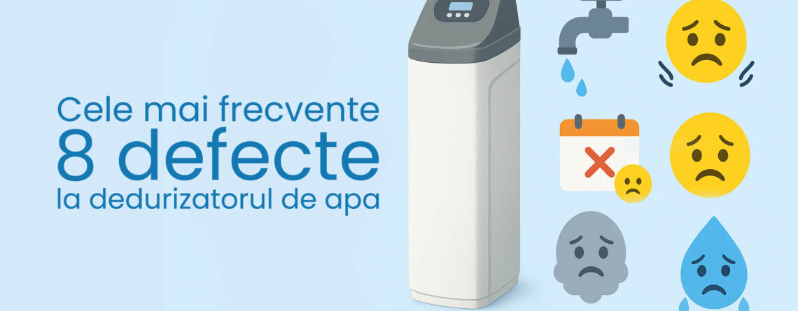 Cele mai frecvente 8 defecte la dedurizator apa