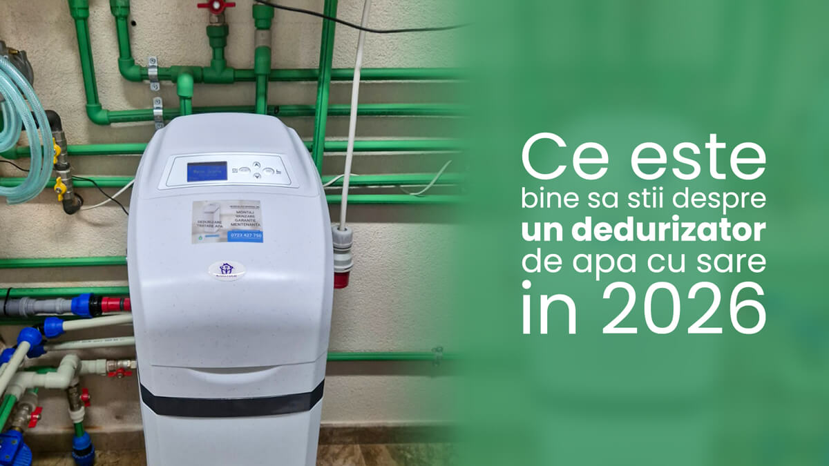 Ce este bine sa stii despre un dedurizator de apa cu sare in 2026
